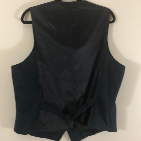 Alfani Navy Blue 5-Button Fully-lined Vest Size XL - Picture 5 of 6